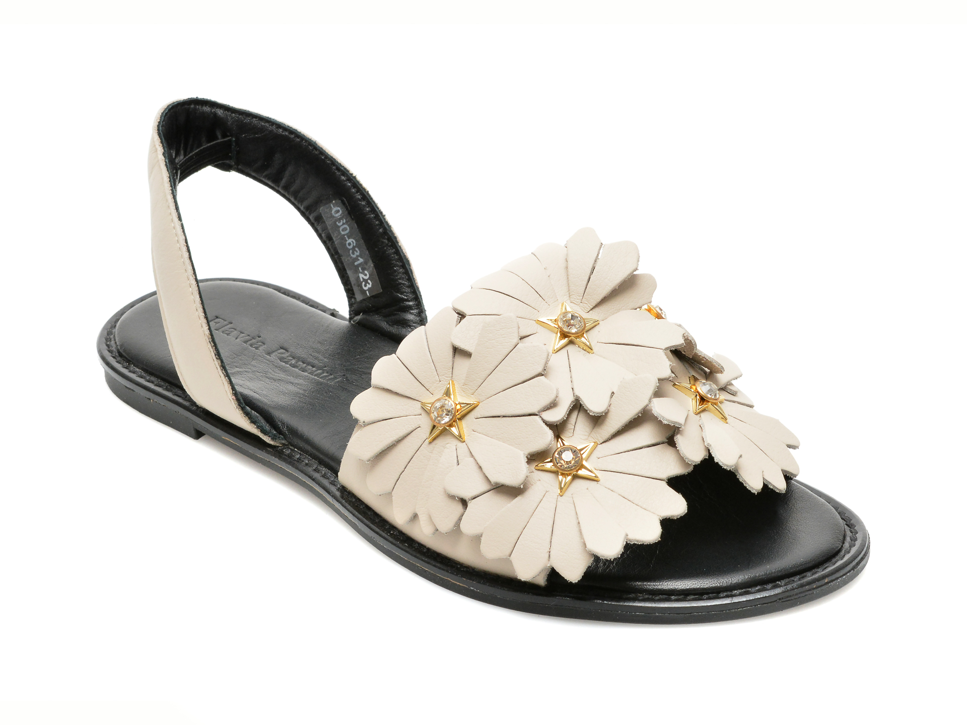 Sandale FLAVIA PASSINI bej, 60631, din piele naturala 1 Sandale FLAVIA PASSINI bej