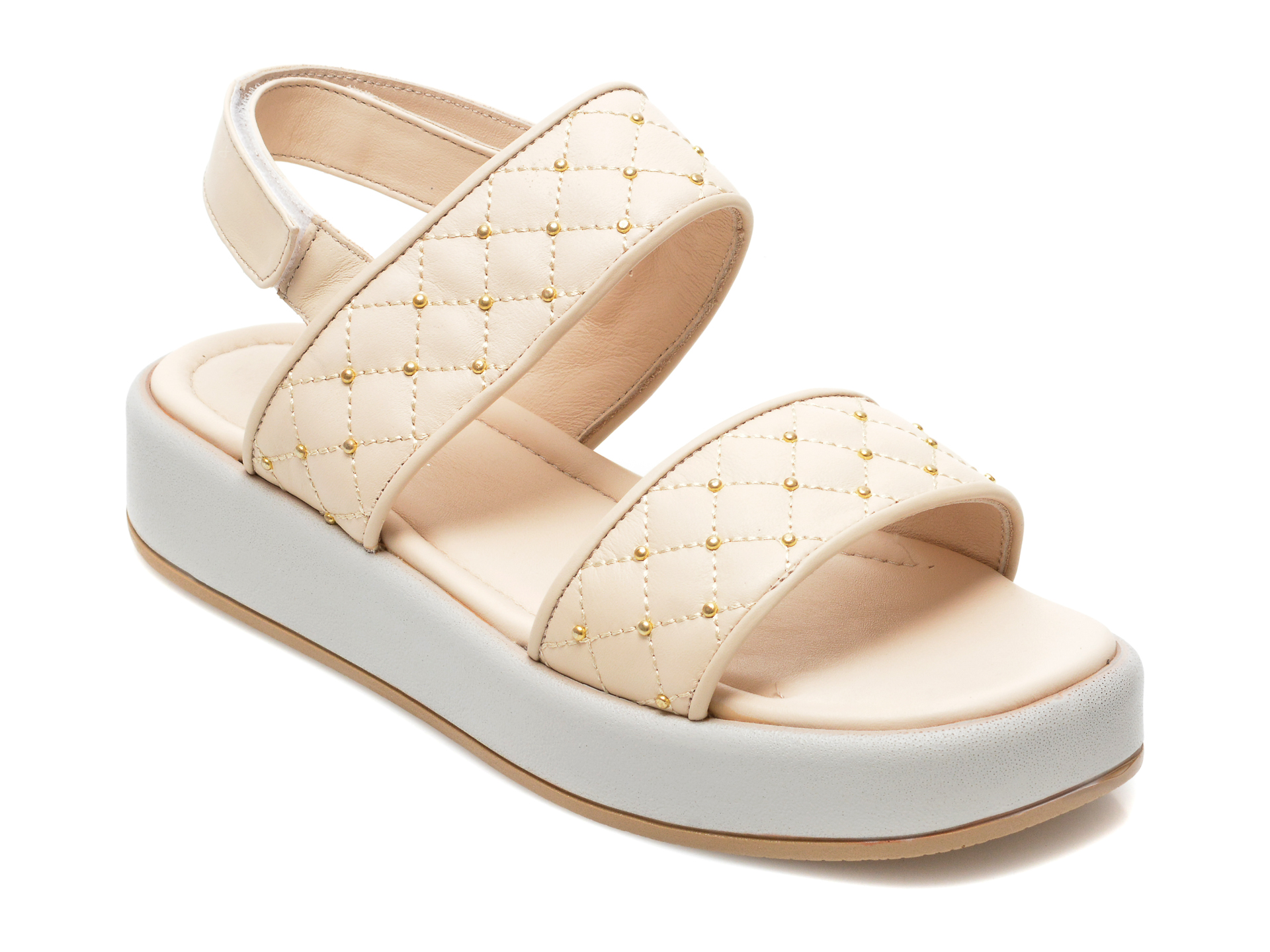 Sandale FLAVIA PASSINI bej, 7001, din piele naturala 1 Sandale FLAVIA PASSINI bej