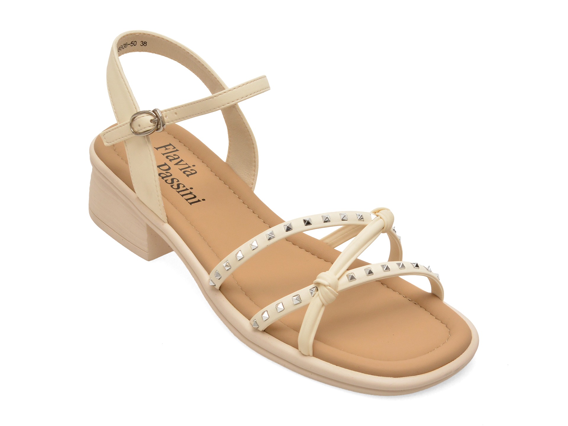 Sandale FLAVIA PASSINI bej, 880850, din piele ecologica 1 Sandale FLAVIA PASSINI bej