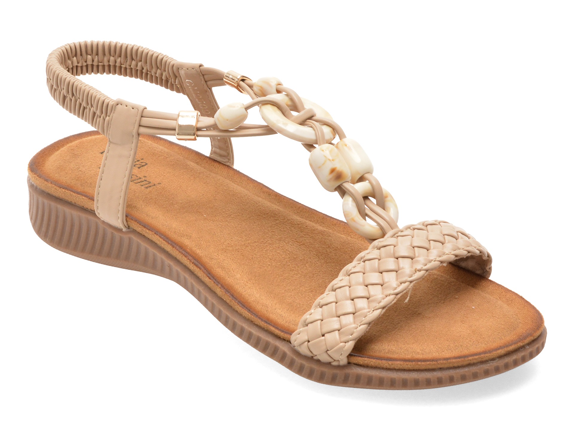 Sandale FLAVIA PASSINI bej, 919, din piele ecologica 1 Sandale FLAVIA PASSINI bej