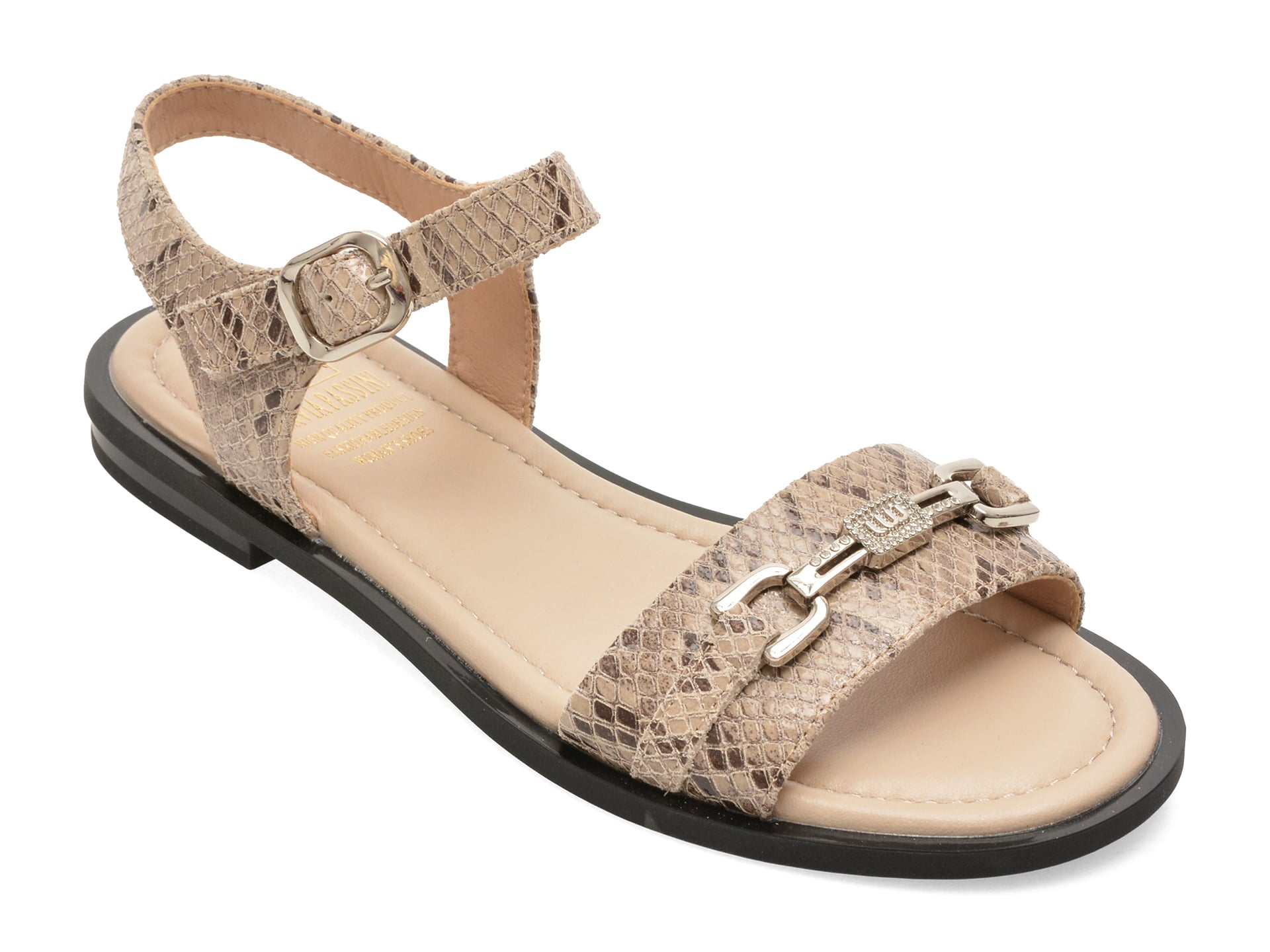 Sandale FLAVIA PASSINI bej, 9347, din piele naturala 1 Sandale FLAVIA PASSINI bej