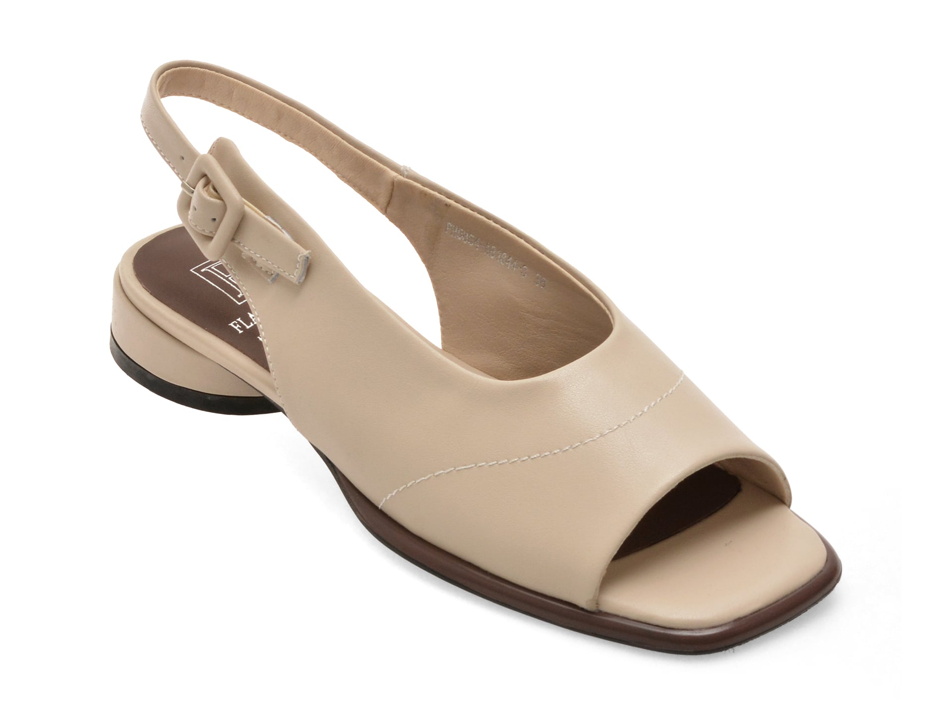 Sandale FLAVIA PASSINI bej, PH5854, din piele naturala 1 Sandale FLAVIA PASSINI bej