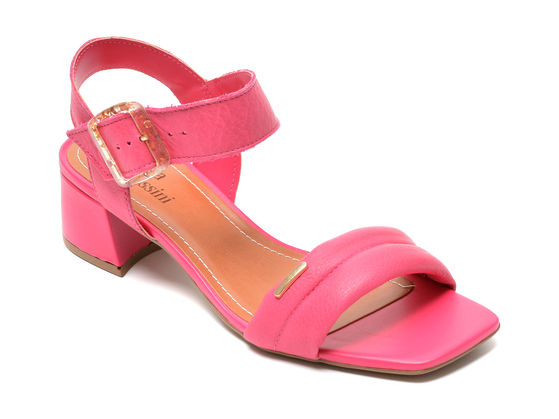 Sandale FLAVIA PASSINI fucsia, 332701, din piele naturala 1 Sandale FLAVIA PASSINI fucsia