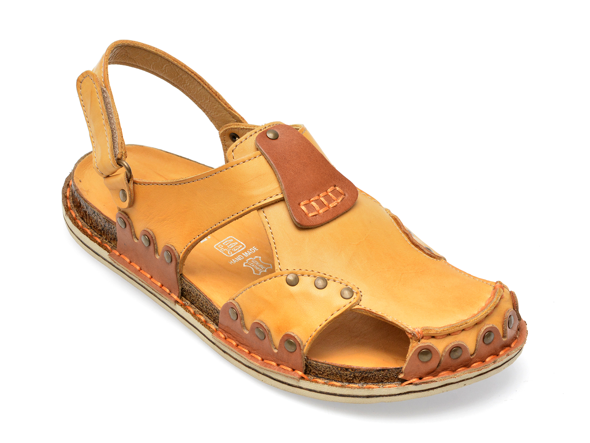 Sandale FLAVIA PASSINI galbene, 1275, din piele naturala 1 Sandale FLAVIA PASSINI galbene