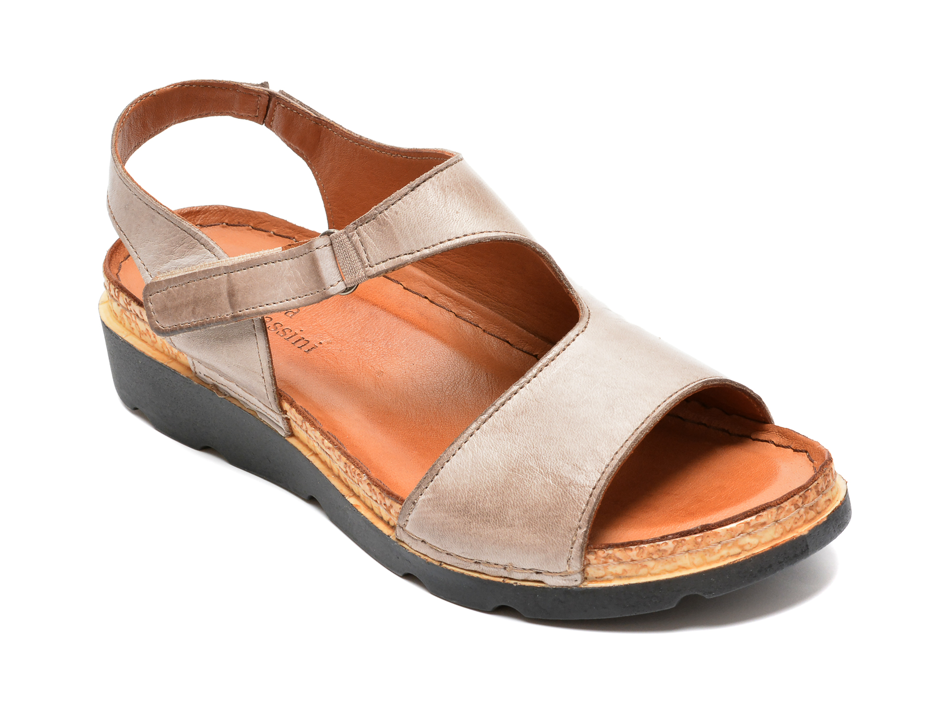 Sandale FLAVIA PASSINI gri, 1250, din piele naturala 1 Sandale FLAVIA PASSINI gri