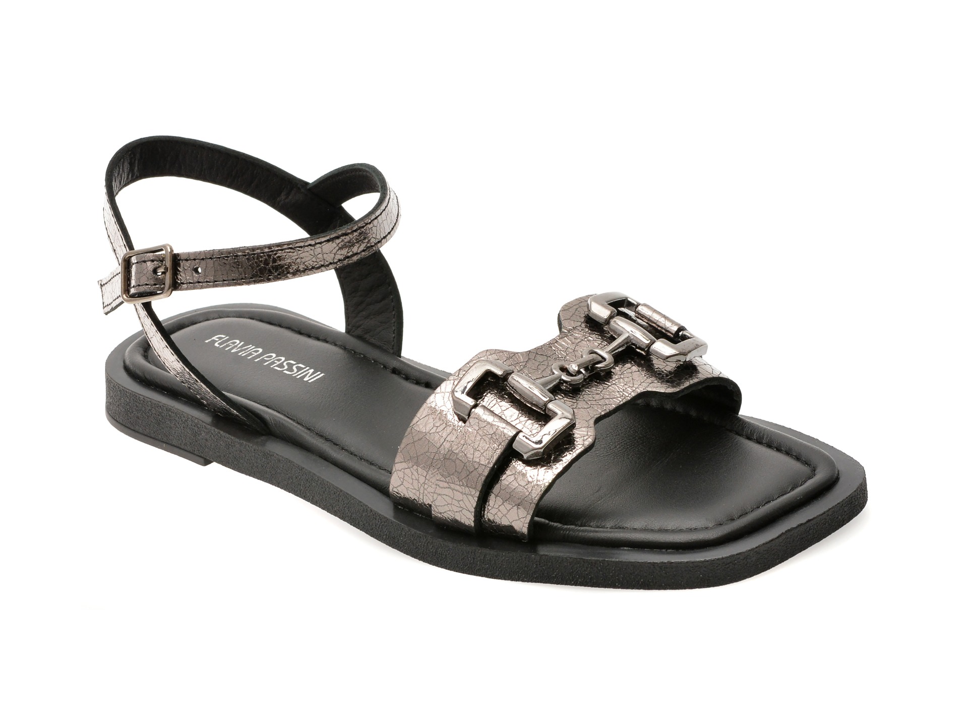 Sandale FLAVIA PASSINI gri, 203M386, din piele naturala 1 Sandale FLAVIA PASSINI gri