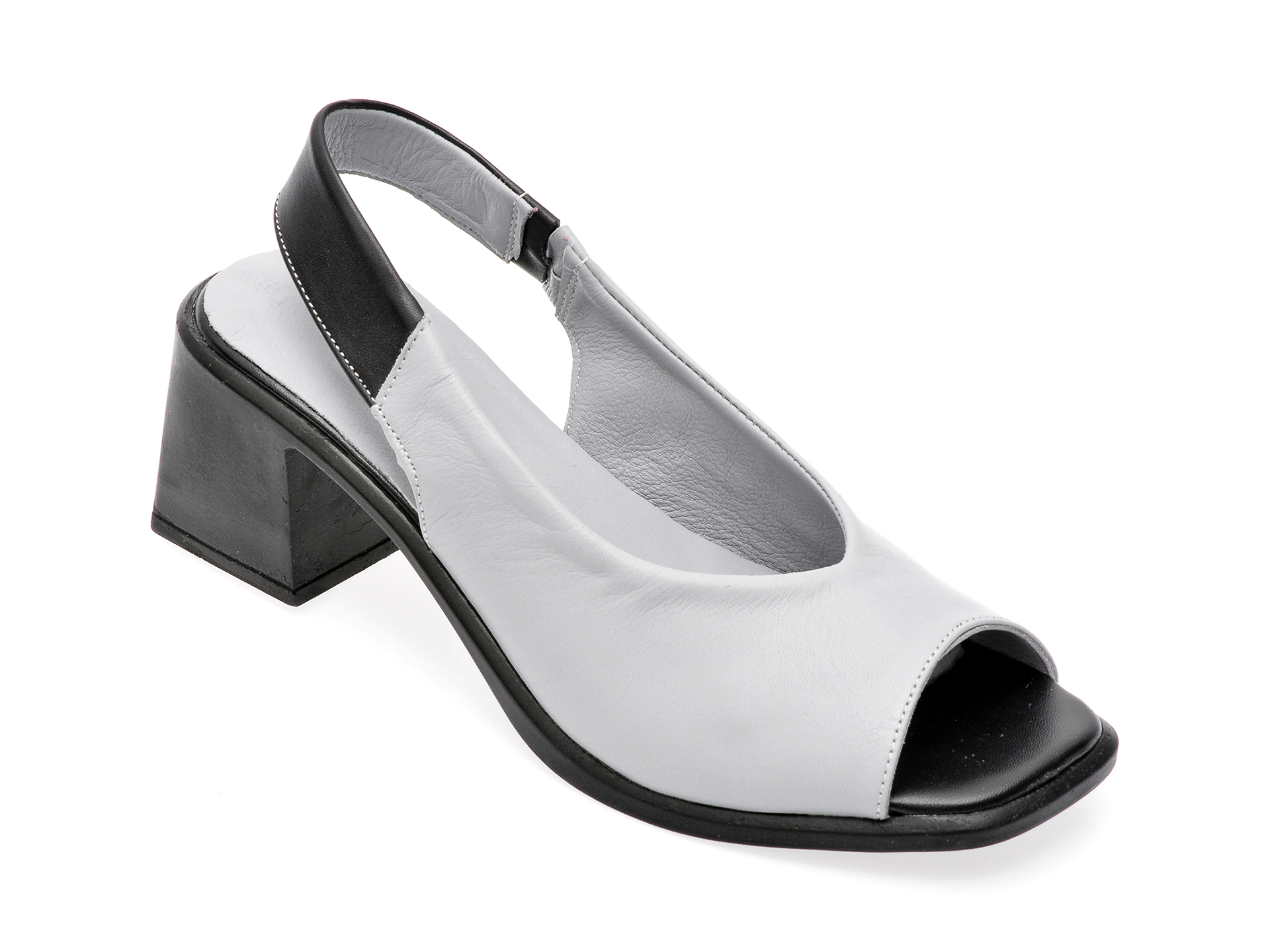 Sandale FLAVIA PASSINI gri, 705018, din piele naturala 1 Sandale FLAVIA PASSINI gri