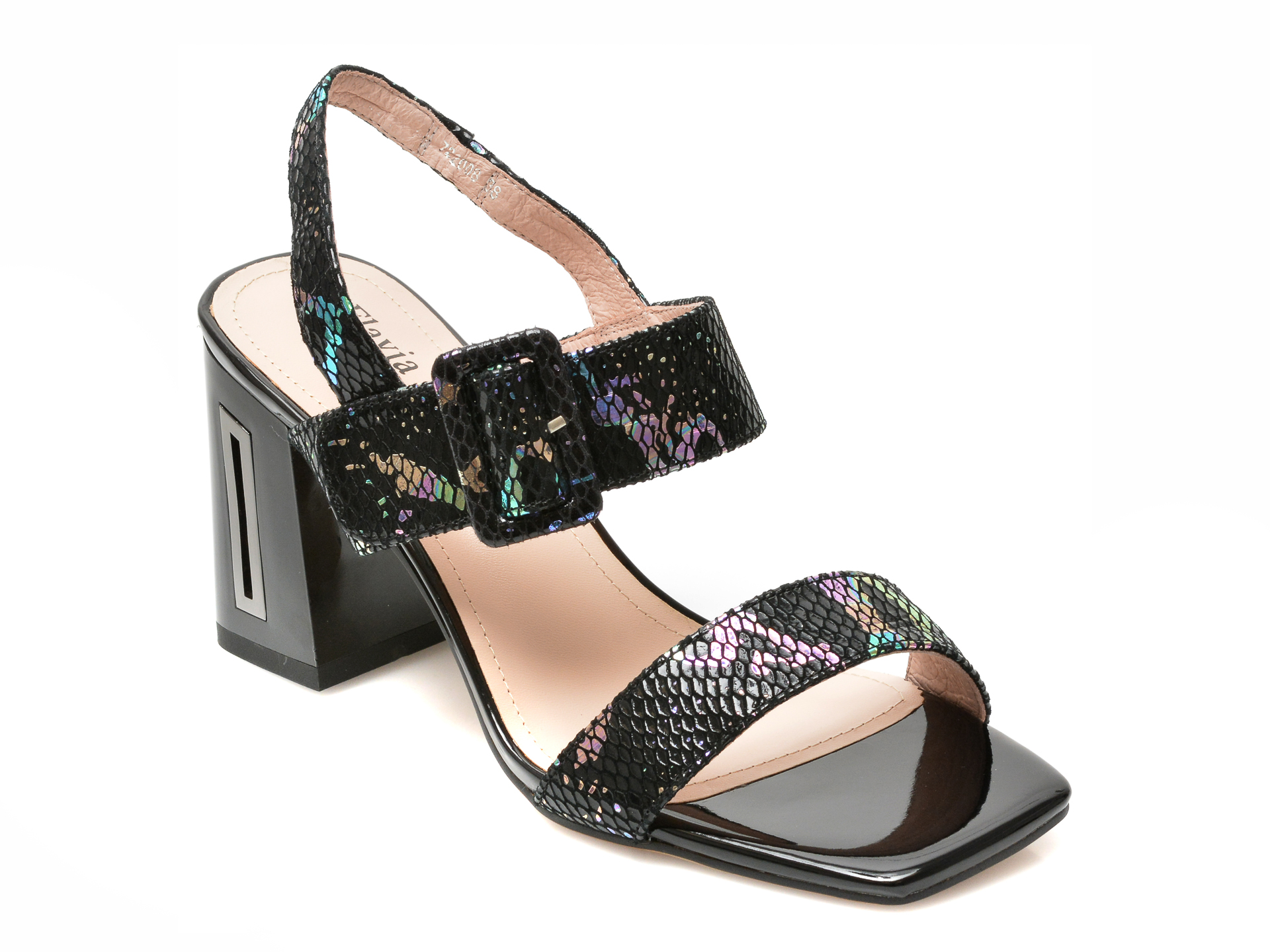 Sandale FLAVIA PASSINI gri, 722008, din piele naturala 1 Sandale FLAVIA PASSINI gri