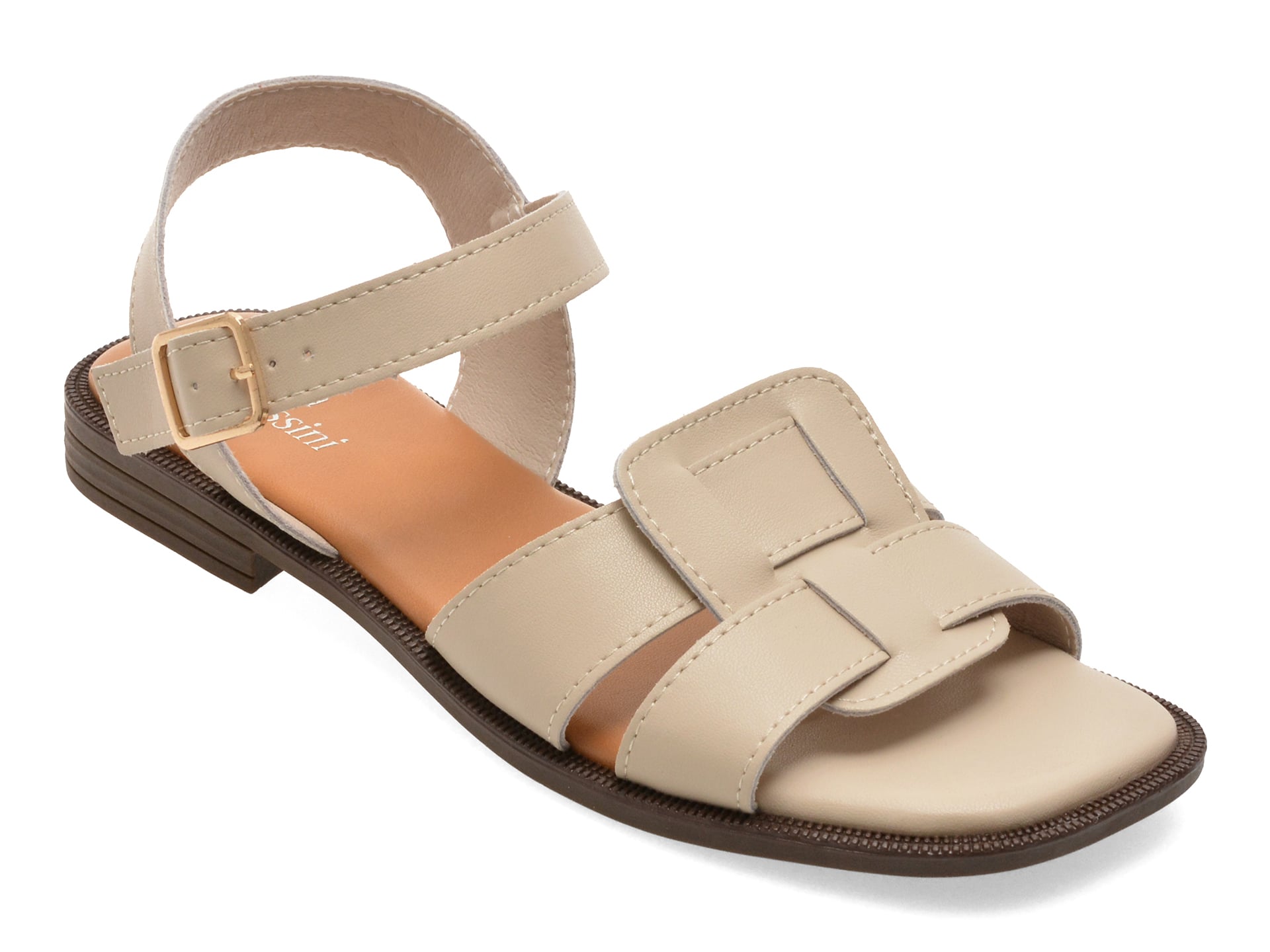 Sandale FLAVIA PASSINI gri, 909, din piele naturala 1 Sandale FLAVIA PASSINI gri