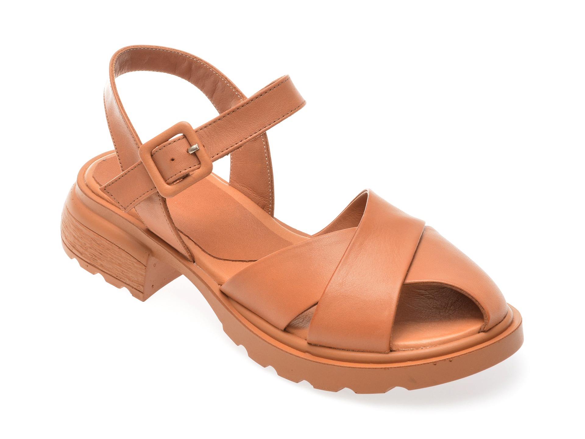 Sandale FLAVIA PASSINI maro, 3471090, din piele naturala 1 Sandale FLAVIA PASSINI maro