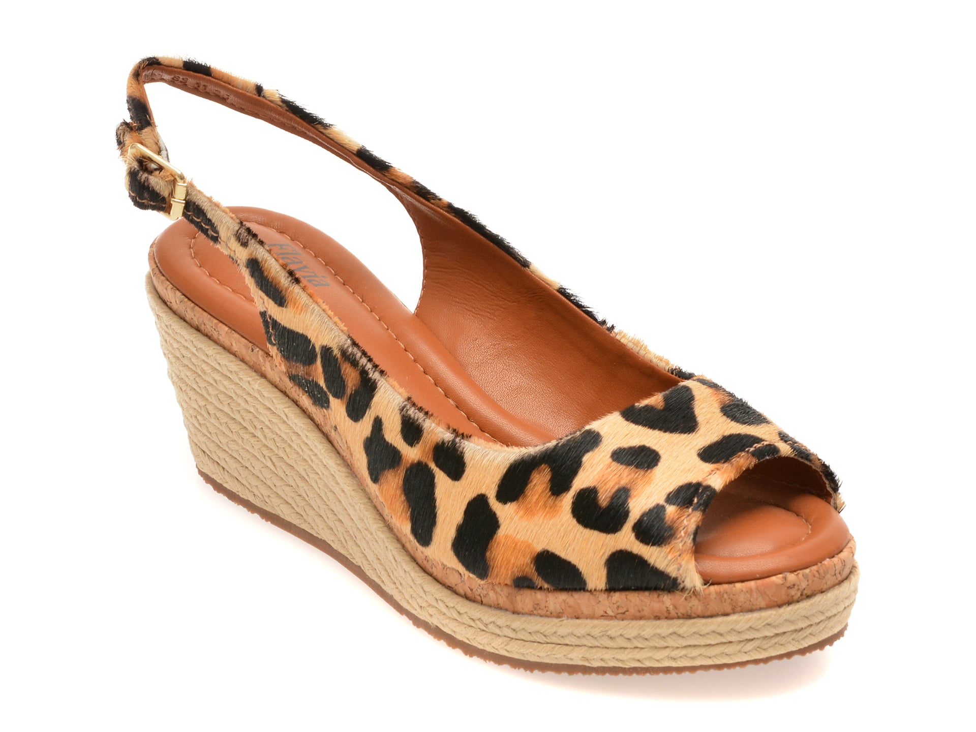 Sandale FLAVIA PASSINI maro, 372842, din piele naturala 1 Sandale FLAVIA PASSINI maro