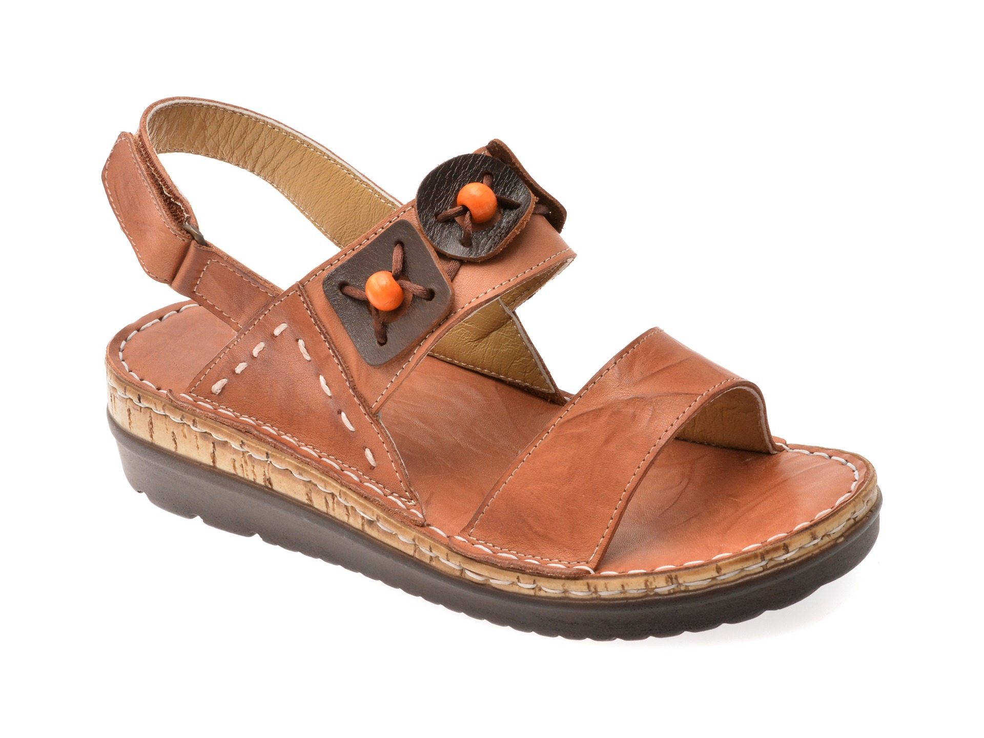 Sandale FLAVIA PASSINI maro, 4615, din piele naturala 1 Sandale FLAVIA PASSINI maro