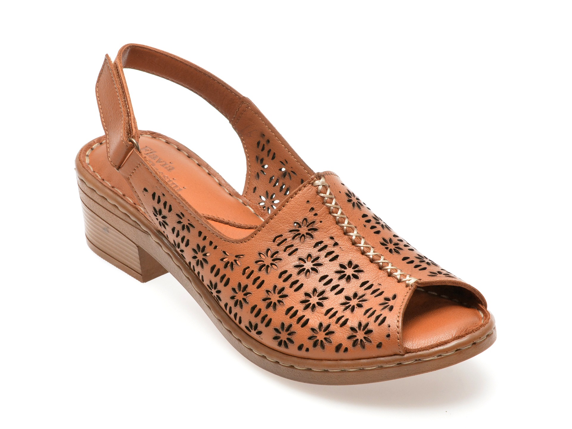 Sandale FLAVIA PASSINI maro, 95011, din piele naturala 1 Sandale FLAVIA PASSINI maro