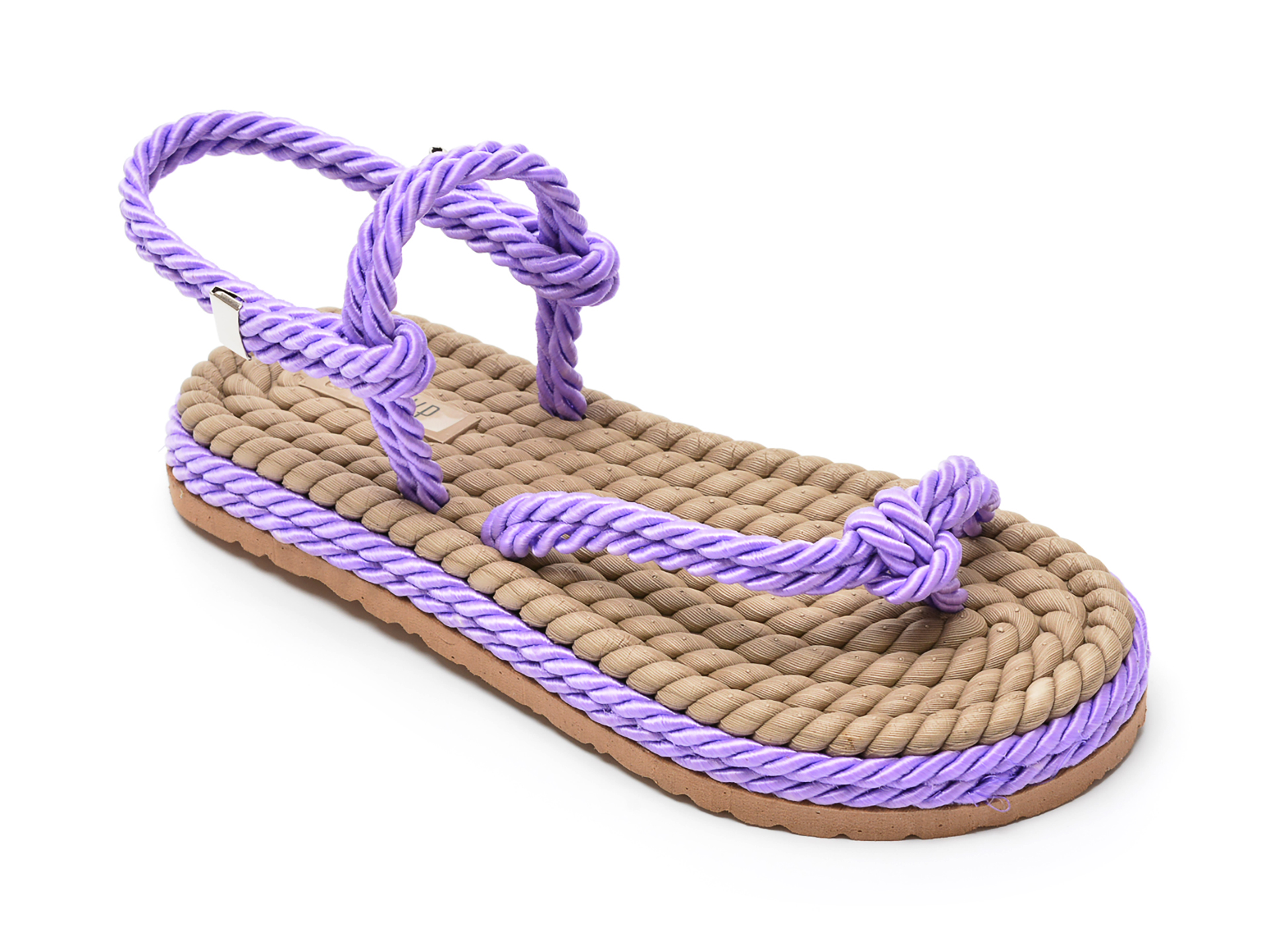 Sandale FLAVIA PASSINI mov, 22103, din material textil 1 Sandale FLAVIA PASSINI mov