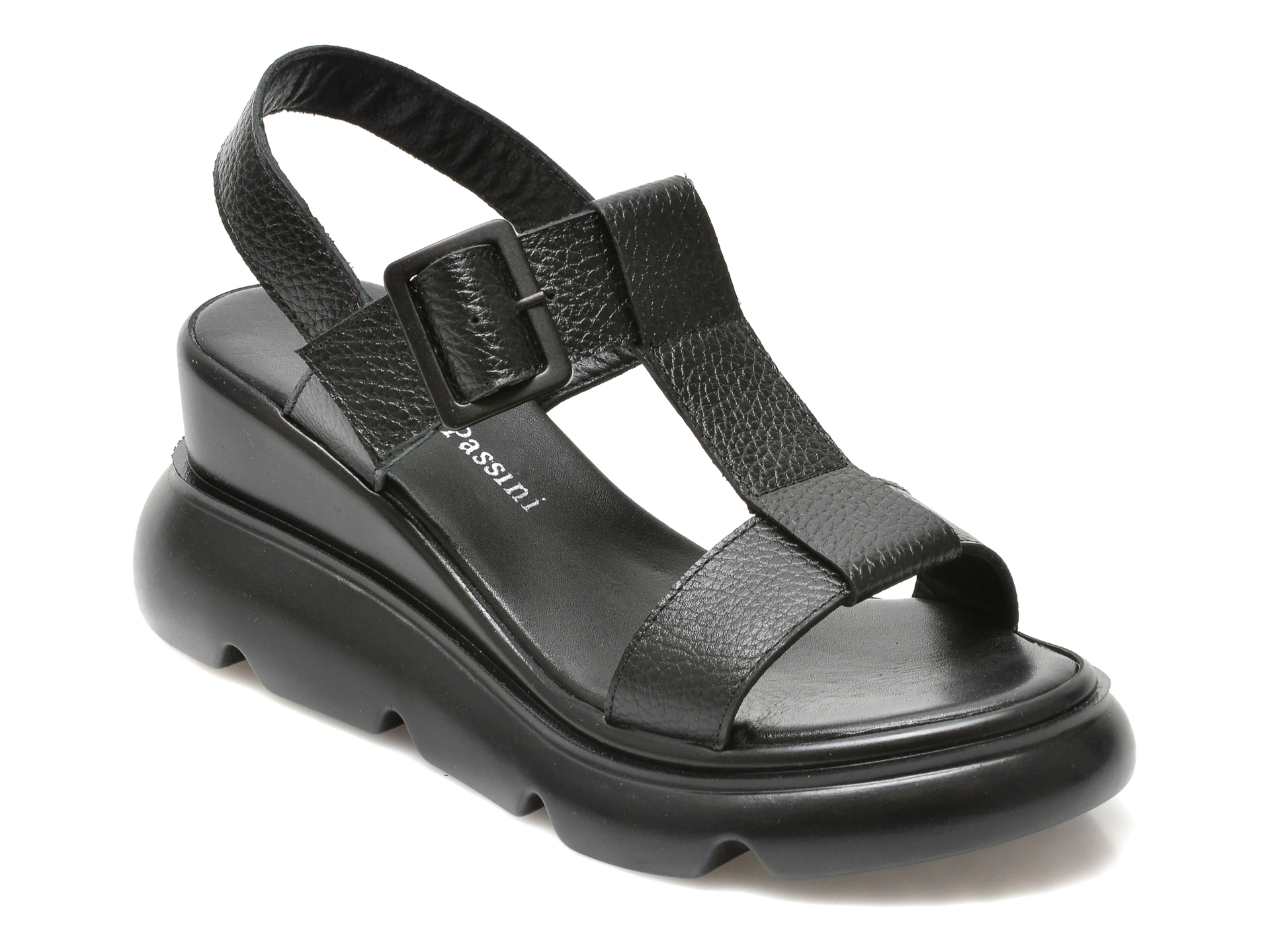 Sandale FLAVIA PASSINI negre, 10318, din piele naturala 1 Sandale FLAVIA PASSINI negre