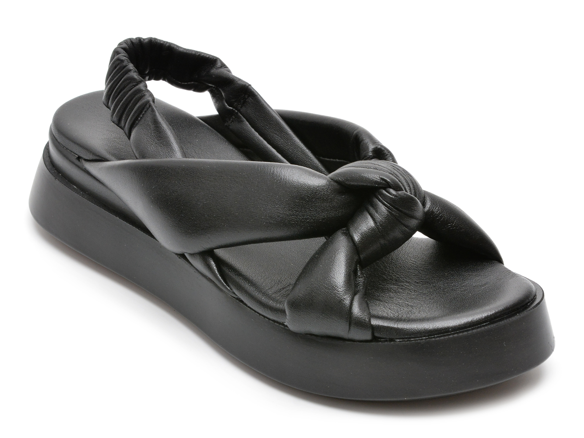 Sandale FLAVIA PASSINI negre, 10320, din piele naturala 1 Sandale FLAVIA PASSINI negre