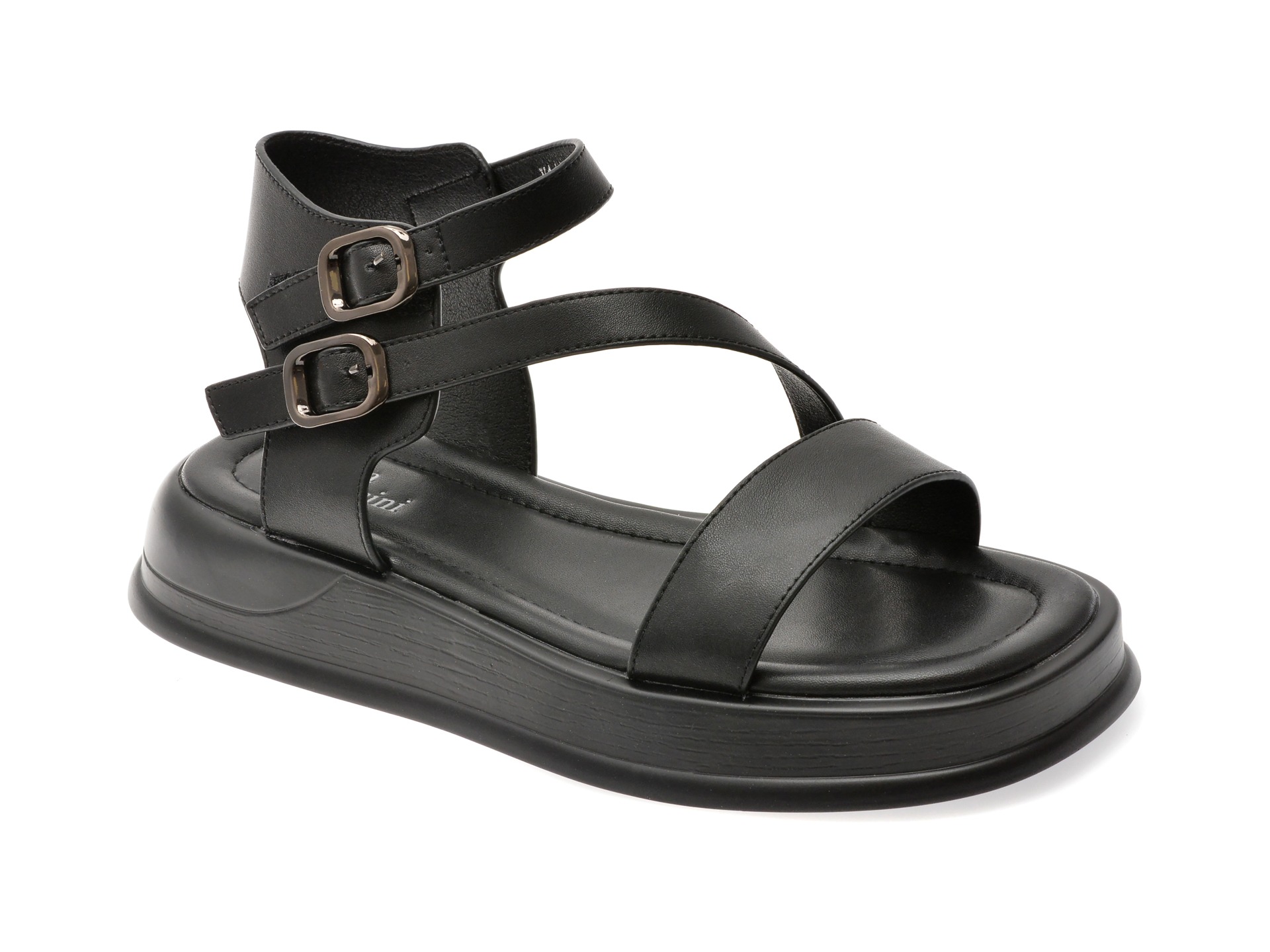 Sandale FLAVIA PASSINI negre, 1143H28, din piele naturala 1 Sandale FLAVIA PASSINI negre