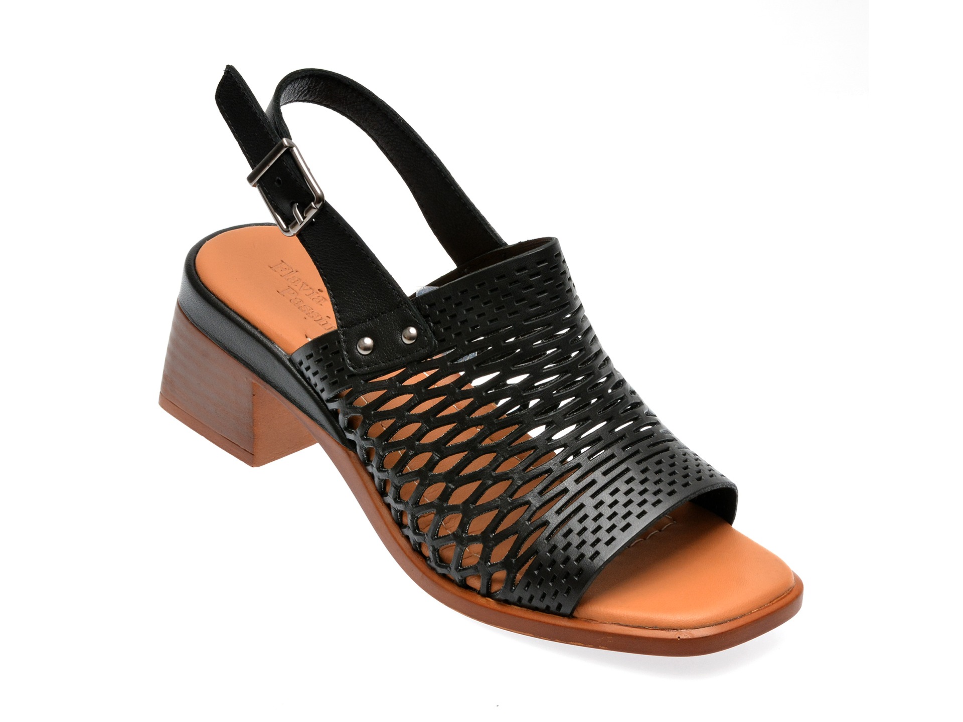 Sandale FLAVIA PASSINI negre, 12105, din piele naturala 1 Sandale FLAVIA PASSINI negre