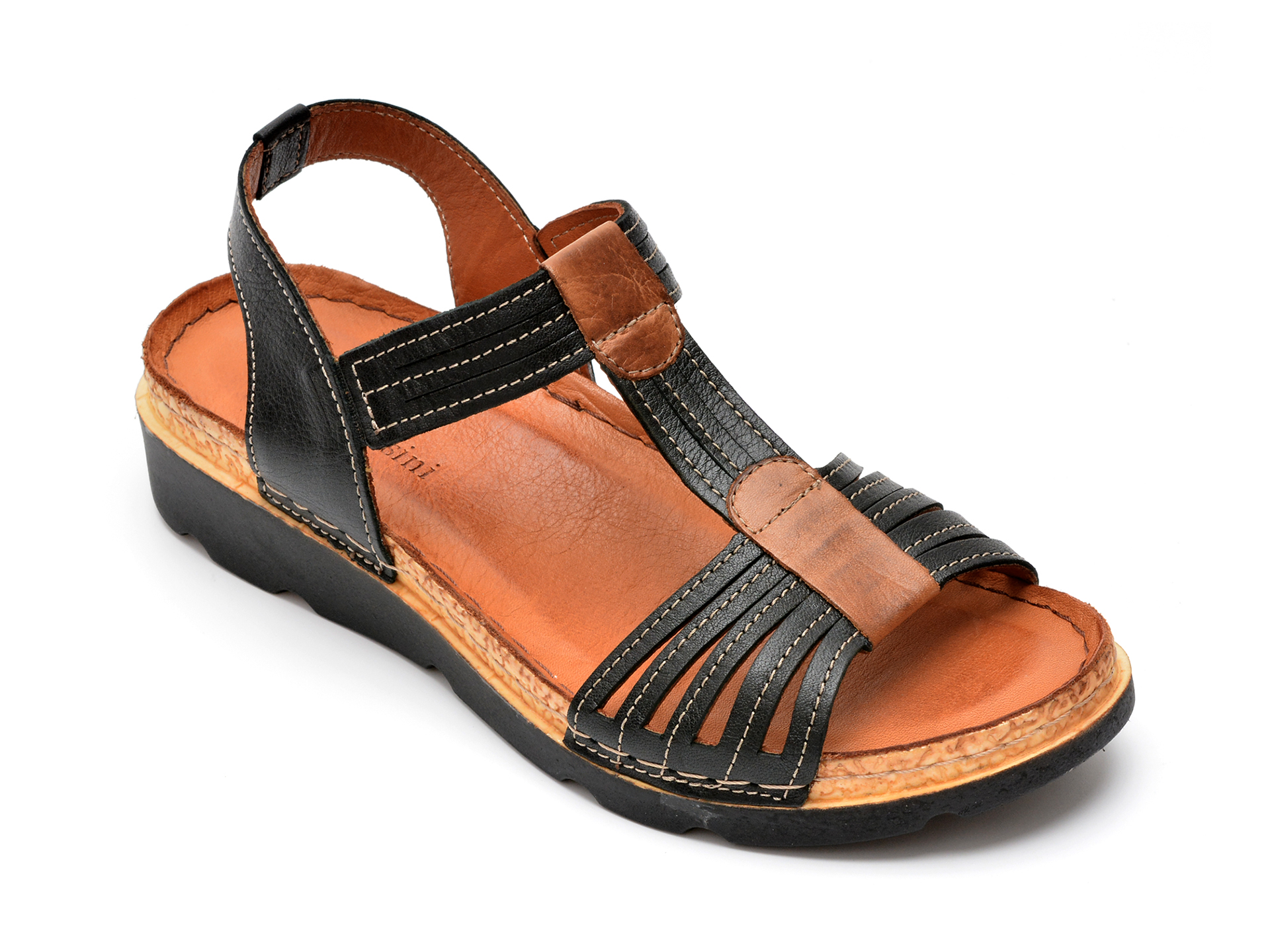 Sandale FLAVIA PASSINI negre, 12569, din piele naturala 1 Sandale FLAVIA PASSINI negre