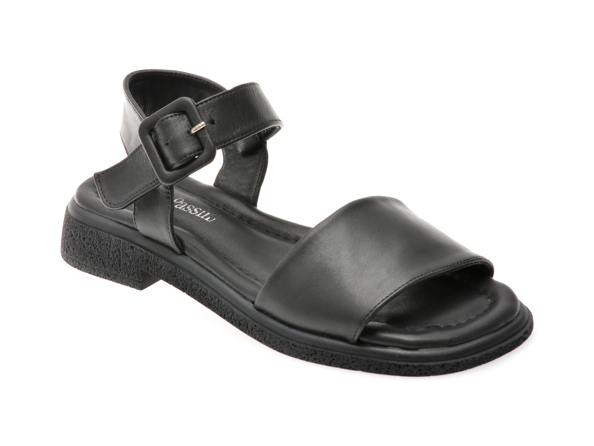 Sandale FLAVIA PASSINI negre, 134504, din piele naturala 1 Sandale FLAVIA PASSINI negre