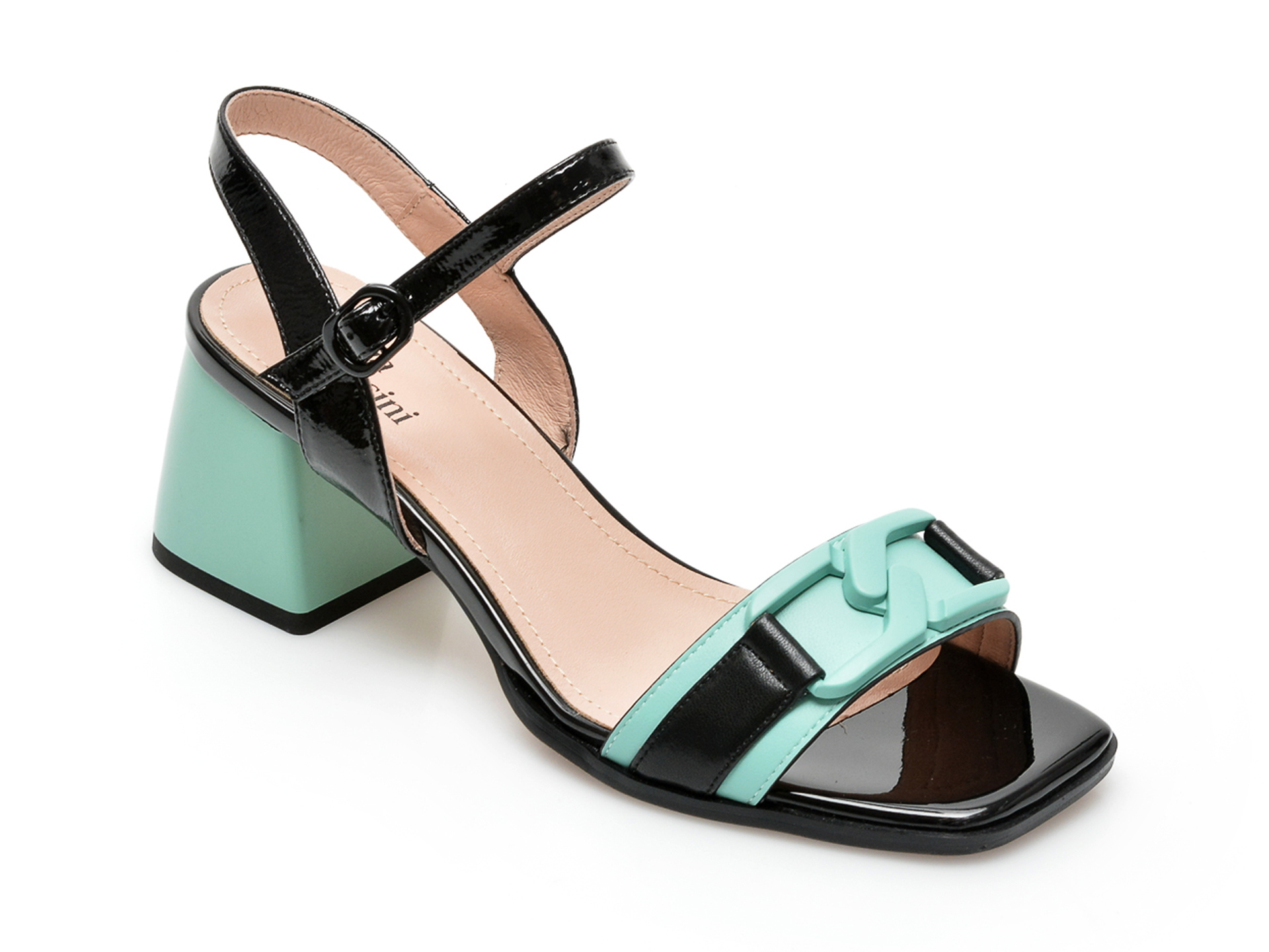 Sandale FLAVIA PASSINI negre, 140299, din piele naturala 1 Sandale FLAVIA PASSINI negre