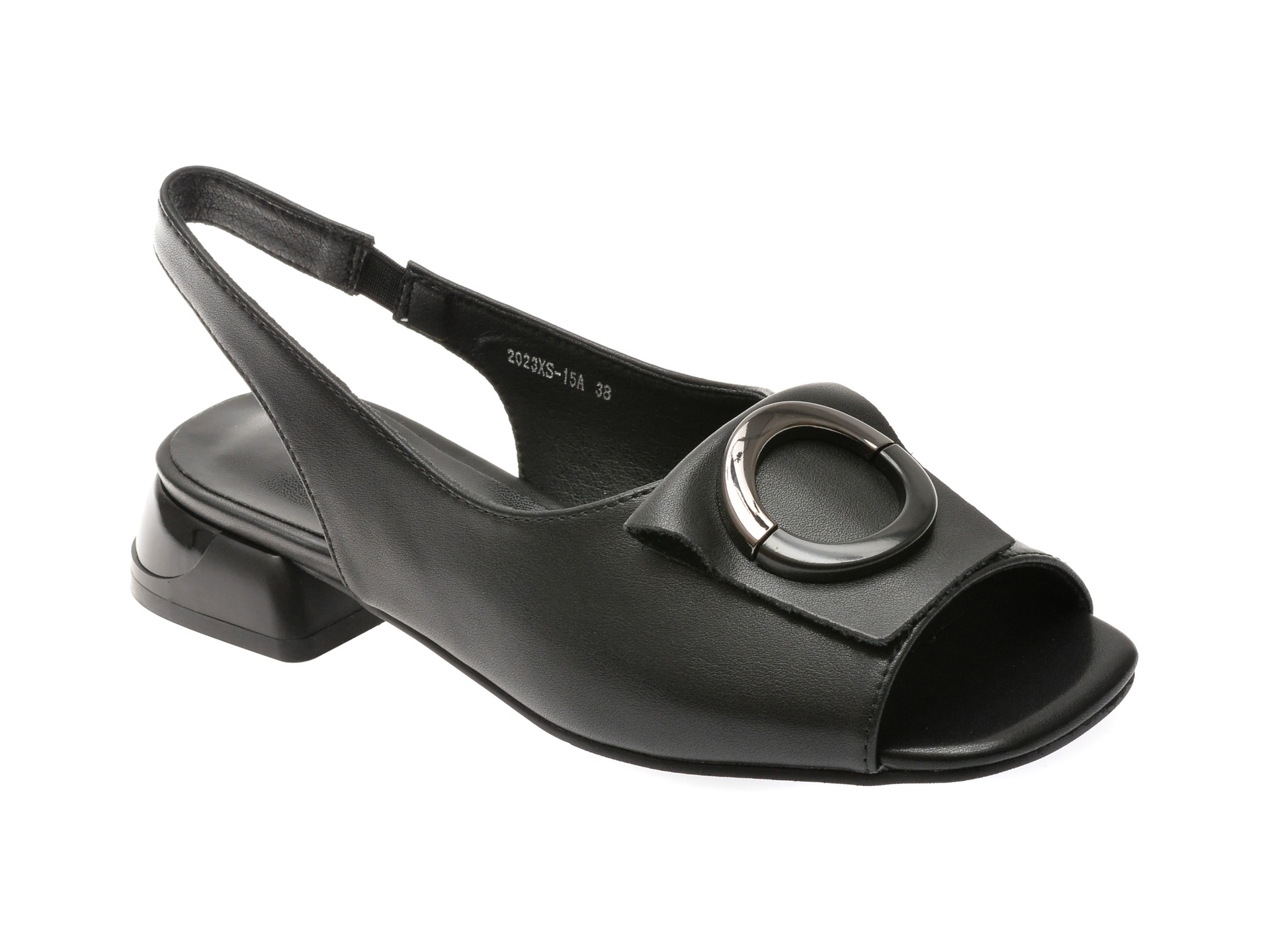 Sandale FLAVIA PASSINI negre, 15, din piele naturala 1 Sandale FLAVIA PASSINI negre