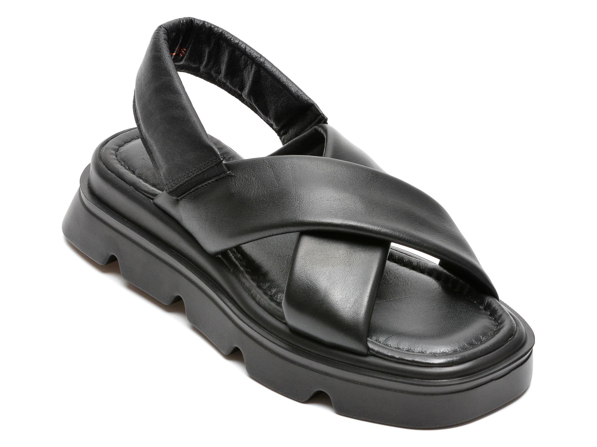 Sandale FLAVIA PASSINI negre, 1762789, din piele naturala 1 Sandale FLAVIA PASSINI negre