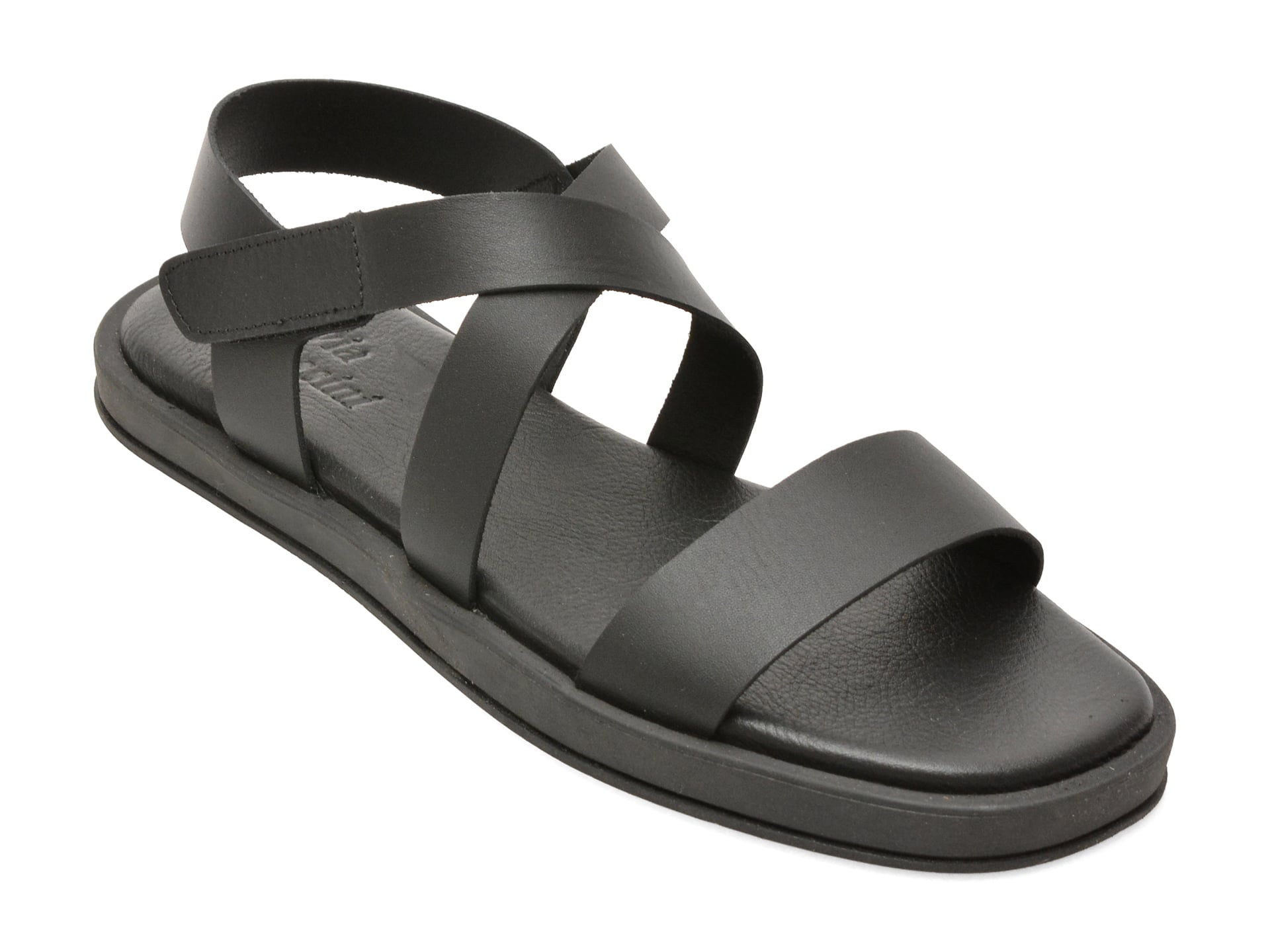 Sandale FLAVIA PASSINI negre, 202685, din piele naturala 1 Sandale FLAVIA PASSINI negre