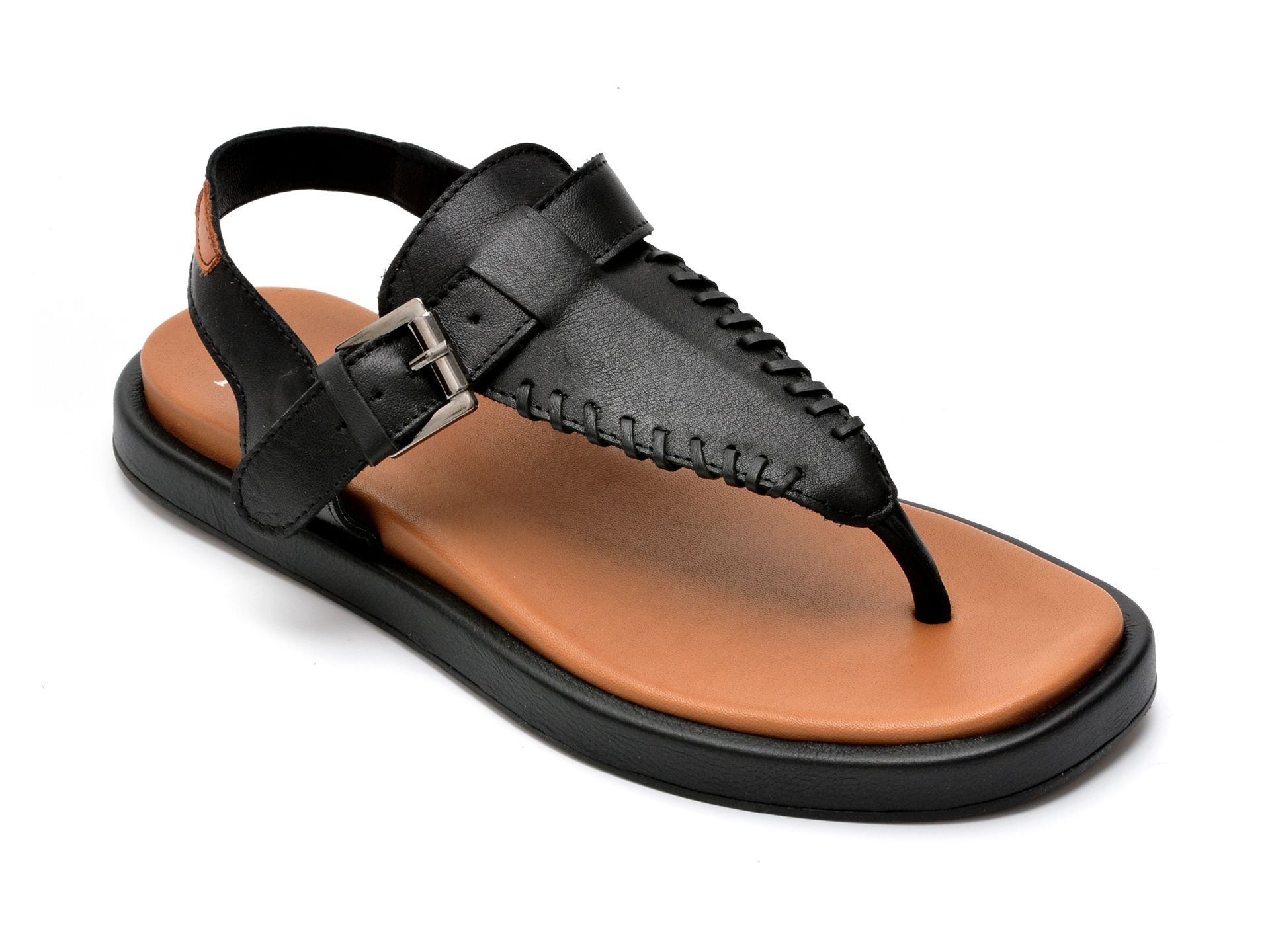 Sandale FLAVIA PASSINI negre, 211905, din piele naturala 1 Sandale FLAVIA PASSINI negre