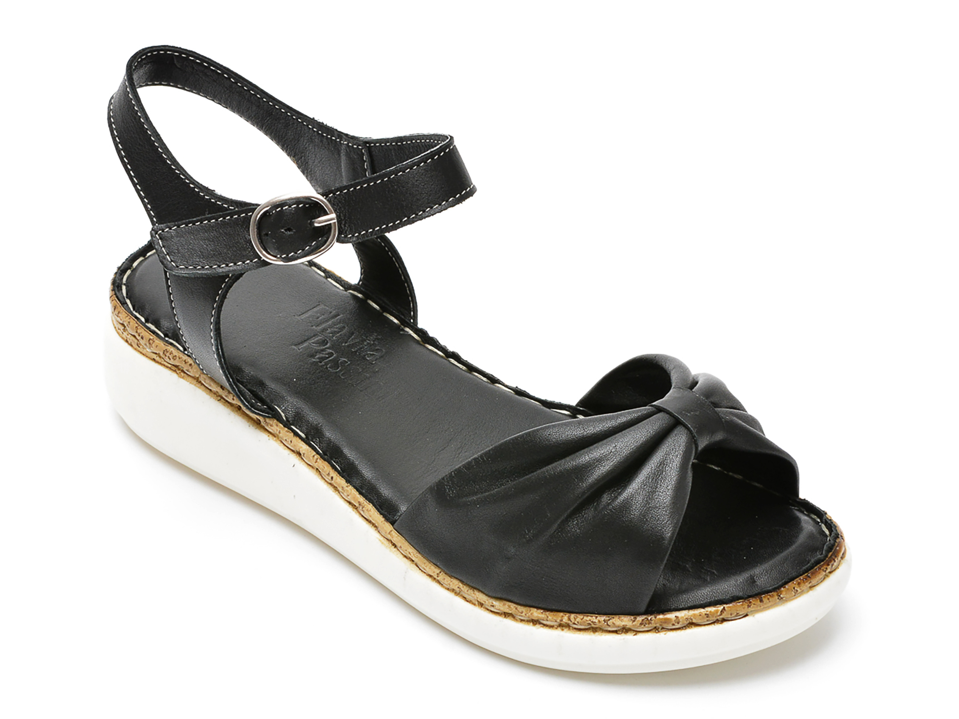 Sandale FLAVIA PASSINI negre, 22100, din piele naturala 1 Sandale FLAVIA PASSINI negre