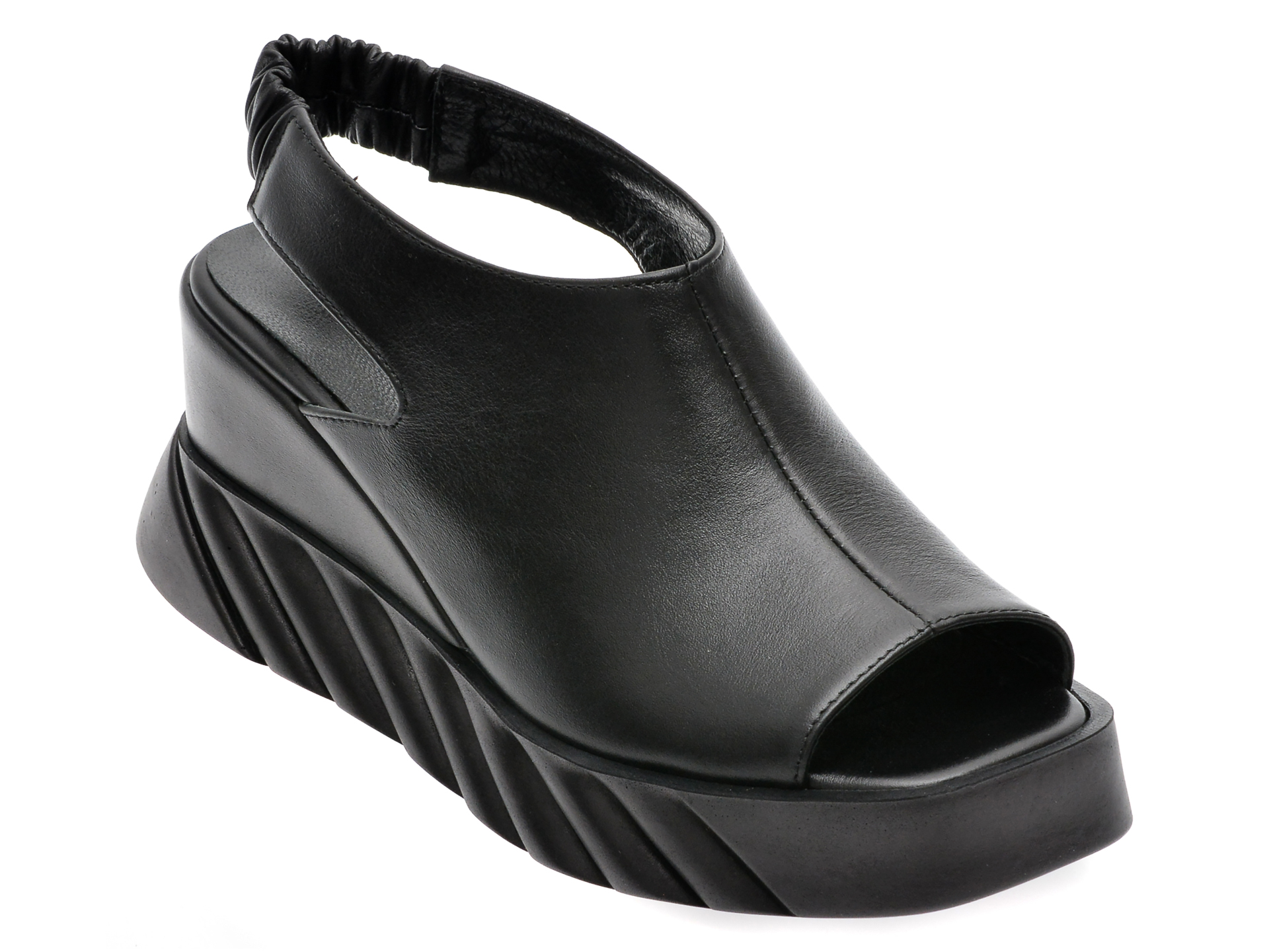 Sandale FLAVIA PASSINI negre, 233400, din piele naturala 1 Sandale FLAVIA PASSINI negre