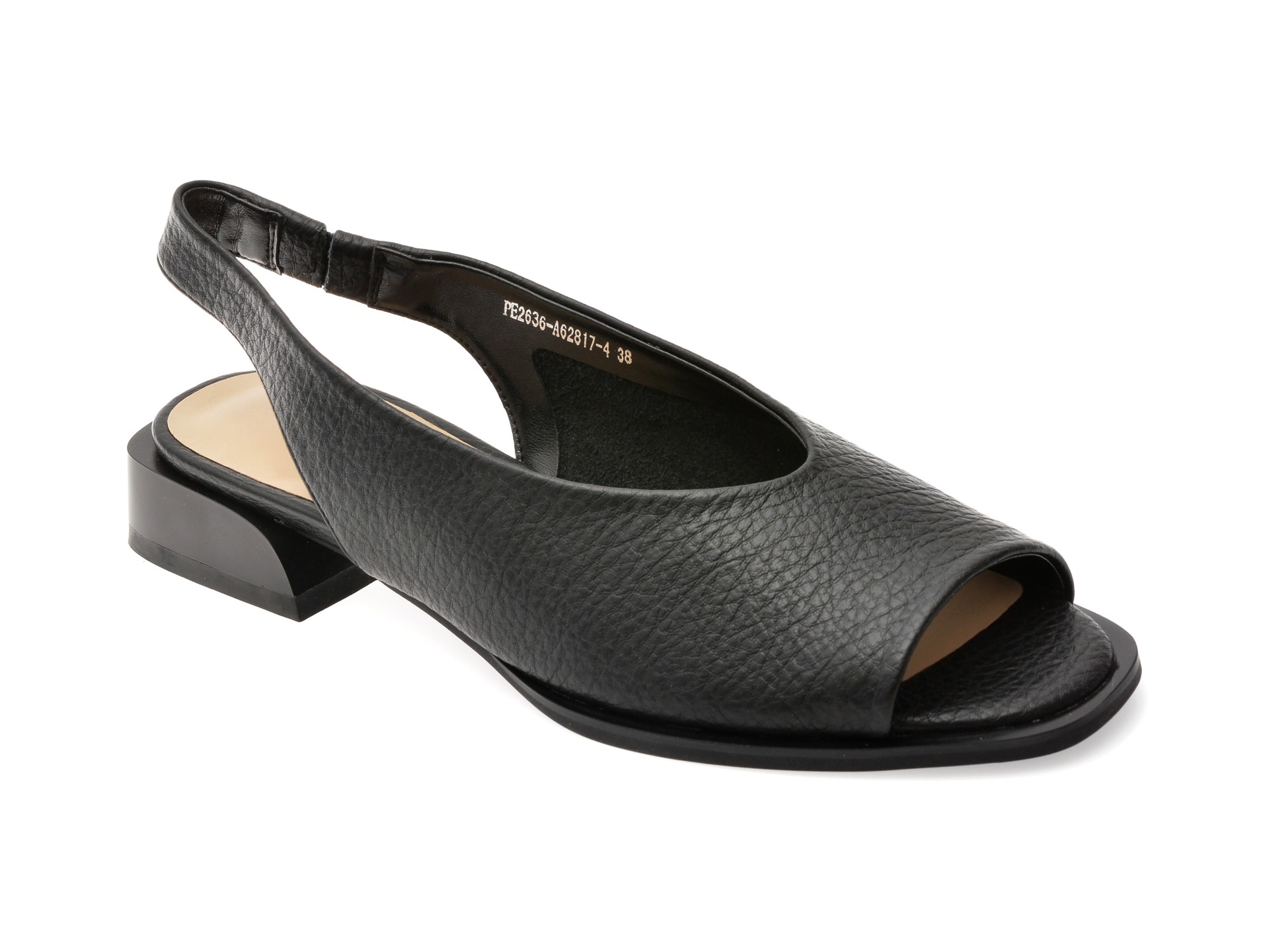 Sandale FLAVIA PASSINI negre, 2636, din piele naturala 1 Sandale FLAVIA PASSINI negre