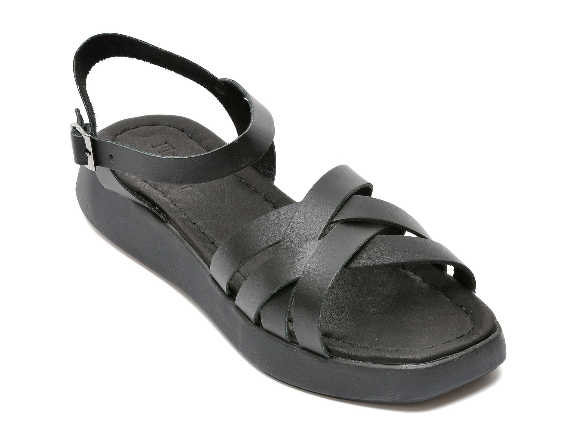 Sandale FLAVIA PASSINI negre, 306, din piele naturala 1 Sandale FLAVIA PASSINI negre