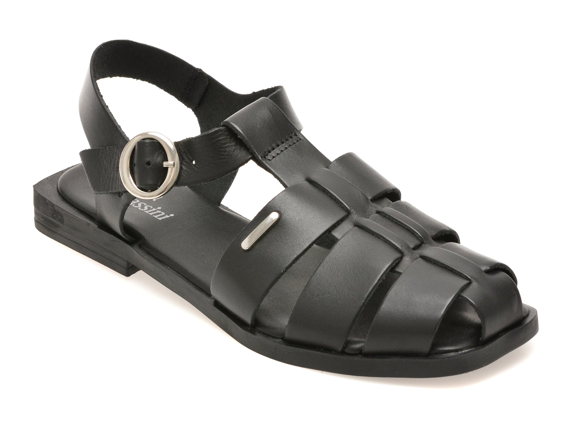 Sandale FLAVIA PASSINI negre, 336801, din piele naturala 1 Sandale FLAVIA PASSINI negre
