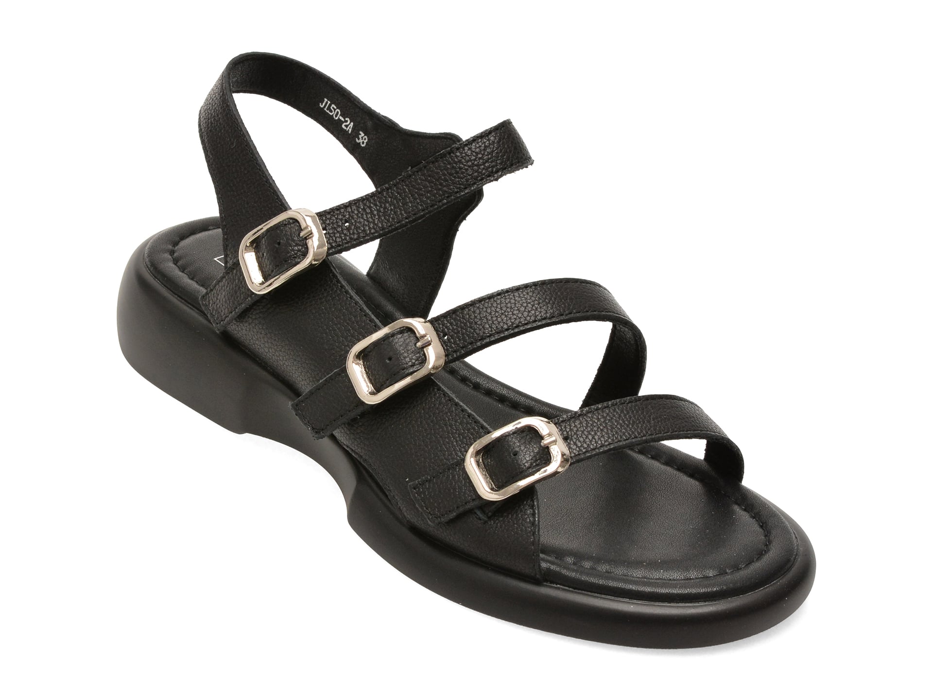 Sandale FLAVIA PASSINI negre, 502, din piele naturala 1 Sandale FLAVIA PASSINI negre
