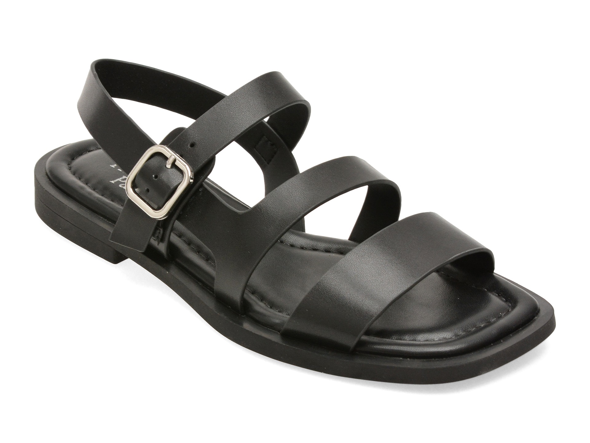 Sandale FLAVIA PASSINI negre, X792, din piele naturala 1 Sandale FLAVIA PASSINI negre