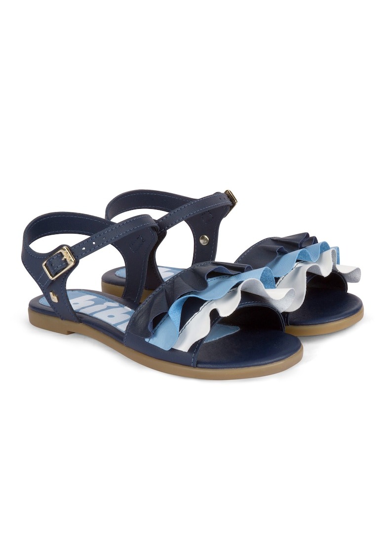 Sandale Fete Fresh Naval Cu Volane Colorate - Bleumarin 1 Sandale Fete Fresh Naval Cu Volane Colorate - Bleumarin