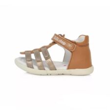 Sandale Fete -  din Piele - Inchise la Spate - AC048-790