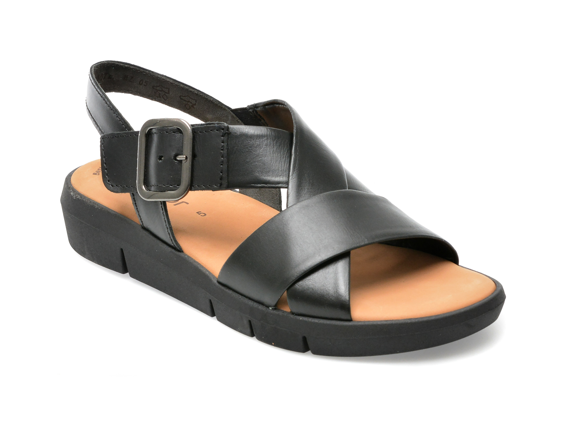 Sandale GABOR negre, 24603, din piele naturala 1 Sandale GABOR negre