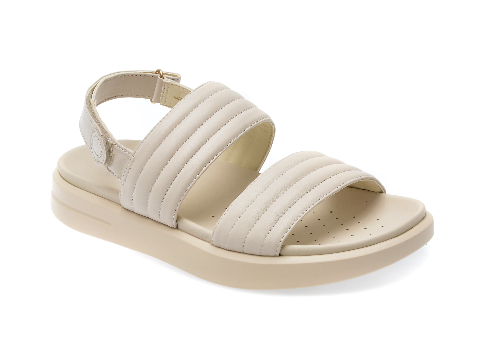 Sandale GEOX bej, D35PAA, din piele naturala 1 Sandale GEOX bej