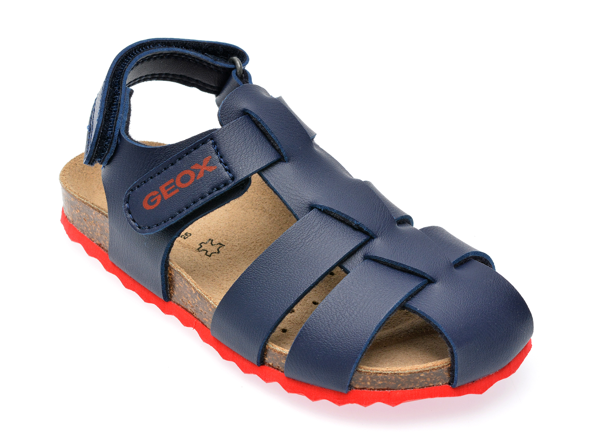 Sandale GEOX bleumarin, B252QB, din piele ecologica 1 Sandale GEOX bleumarin