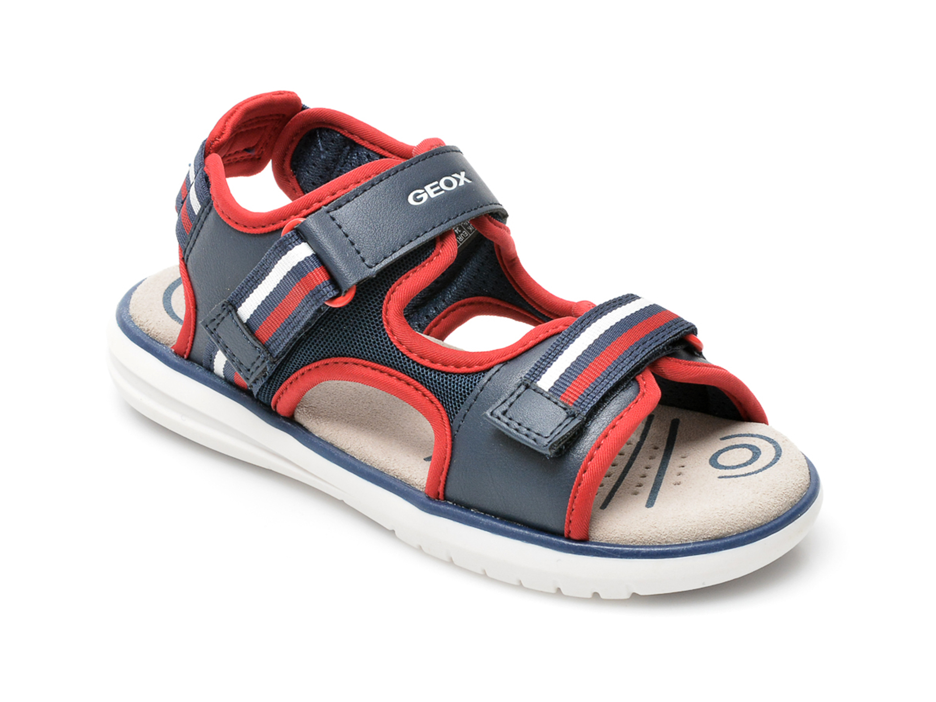 Sandale GEOX bleumarin, J25DRA, din piele ecologica 1 Sandale GEOX bleumarin