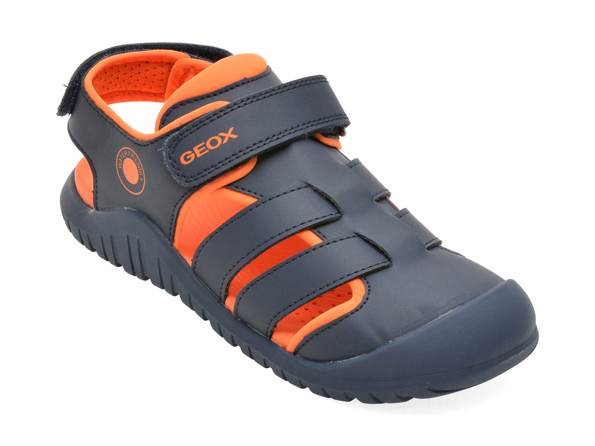 Sandale GEOX bleumarin, J650JA, din piele ecologica 1 Sandale GEOX bleumarin