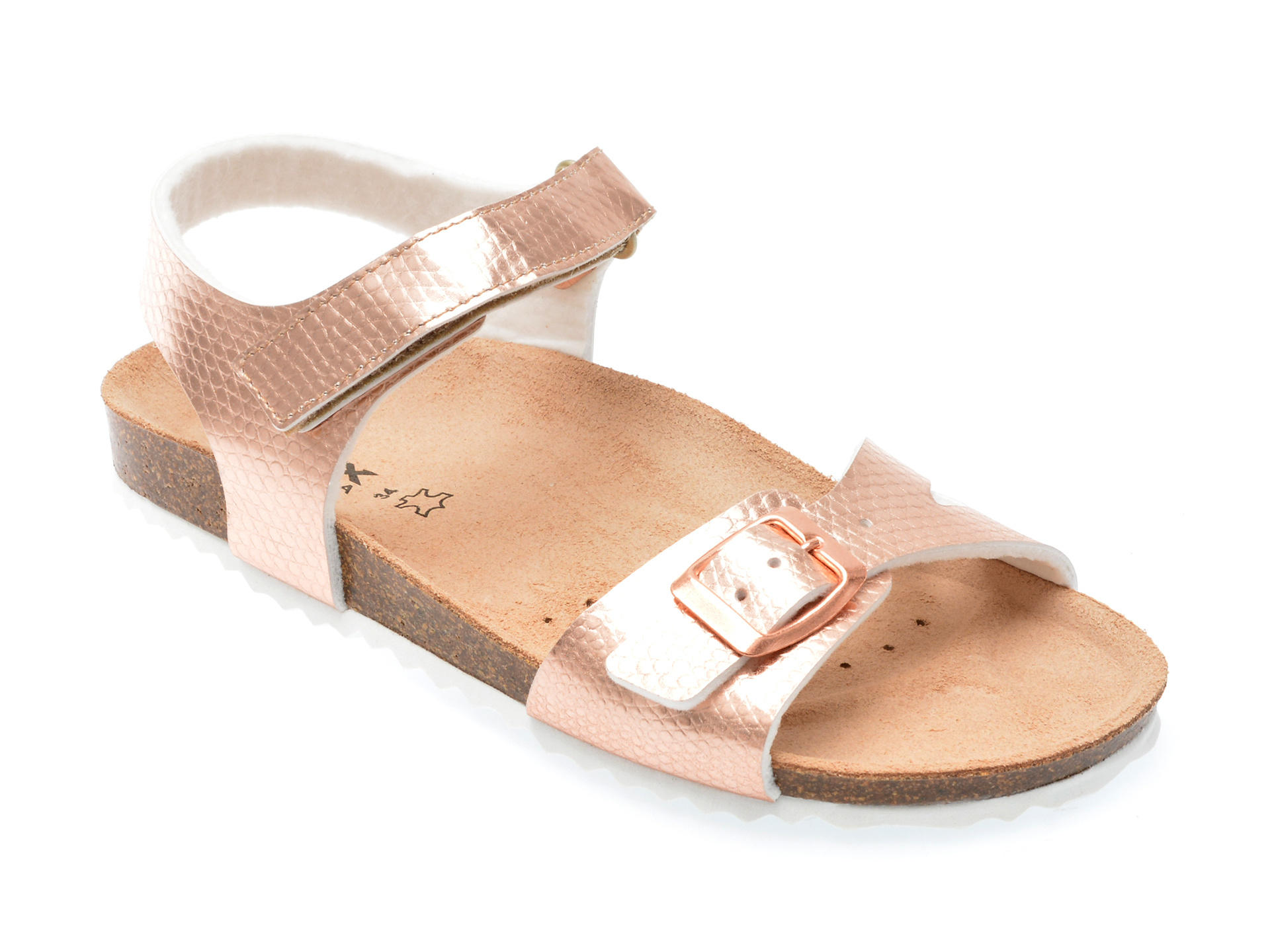 Sandale GEOX roz, J028MC, din piele ecologica 1 Sandale GEOX roz