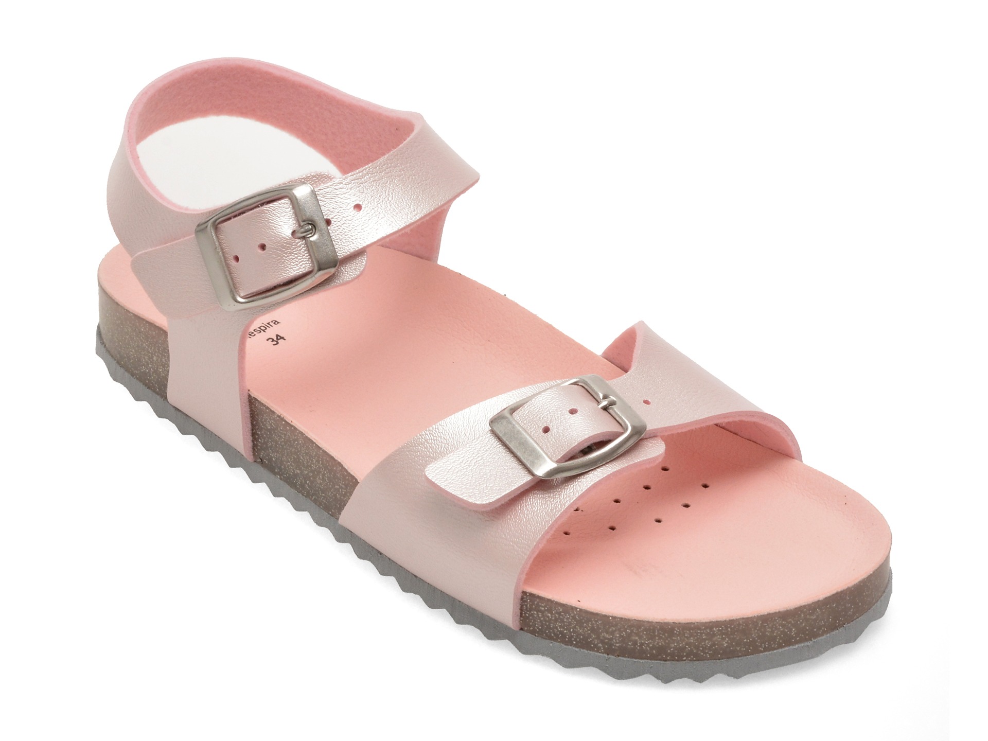 Sandale GEOX roz, J558MI, din piele ecologica 1 Sandale GEOX roz