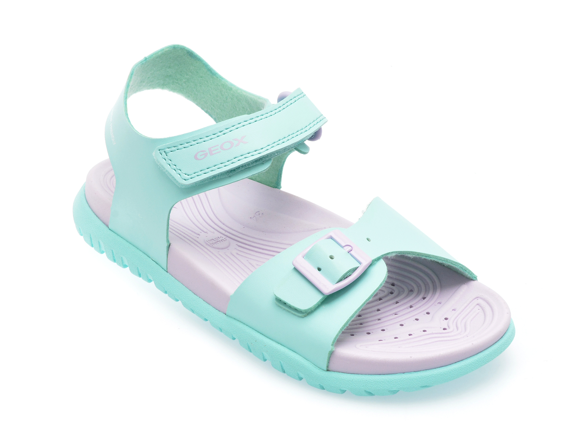 Sandale GEOX verzi, J35HQA, din piele ecologica 1 Sandale GEOX verzi