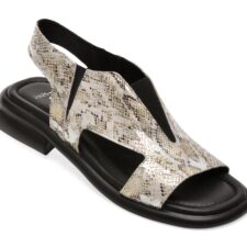 Sandale GOLD DEER alb-negru