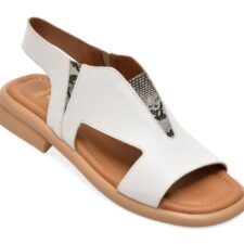Sandale GOLD DEER albe