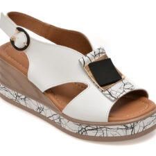 Sandale GOLD DEER albe