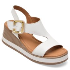 Sandale GOLD DEER albe